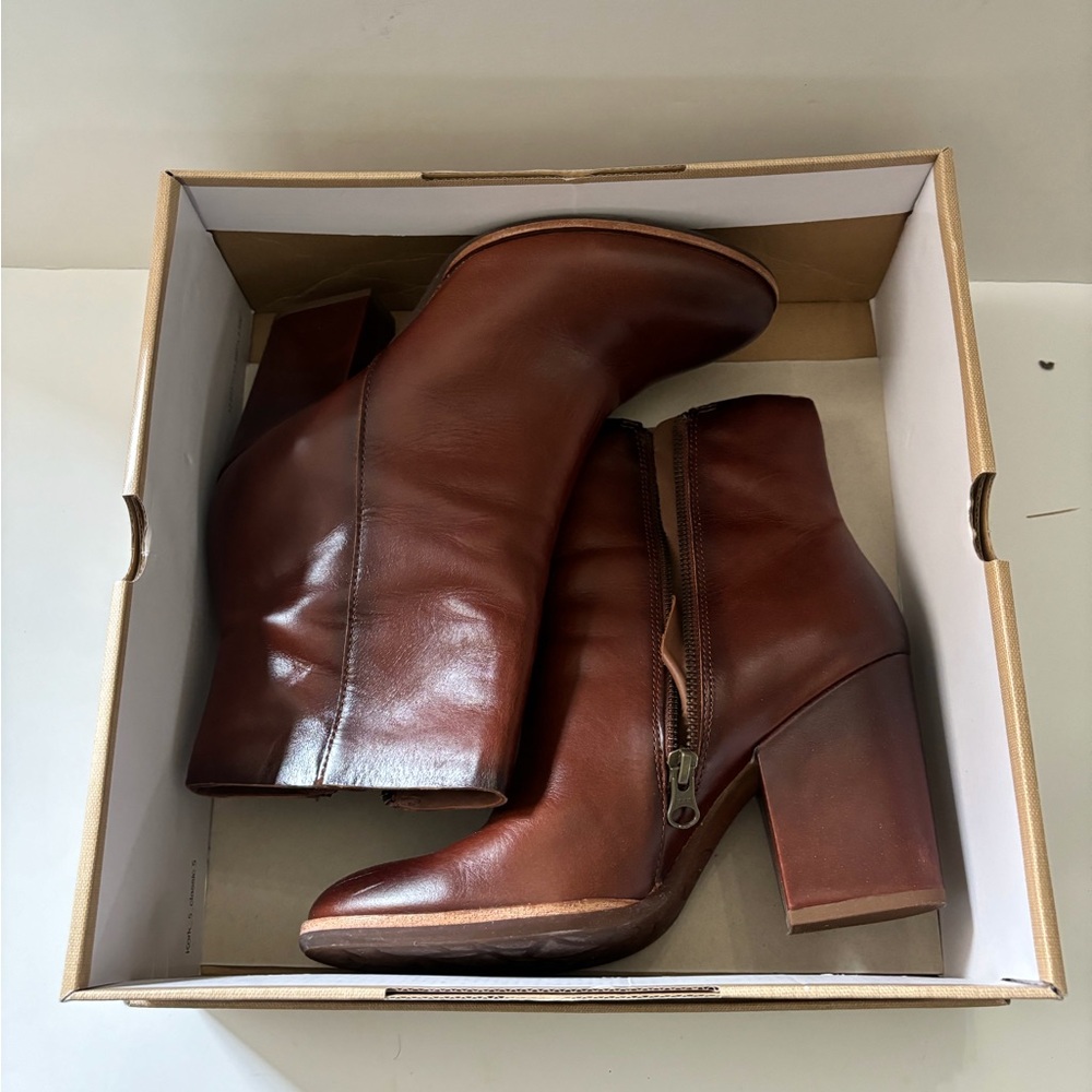 Kork Ease Ankle Boots Parr Brown sz 8.5